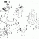 Prowler XTX Console and floor panel assembly