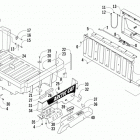 Prowler XT Cargo box and tailgate assembly