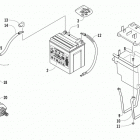 Prowler XT Battery and starter motor assembly