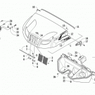 Prowler 1000 XTZ Hood and headlight assembly