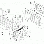 Prowler XTZ Cargo box and tailgate assembly