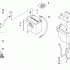 Prowler XTX Battery and starter motor assembly