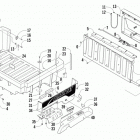 Prowler XT Cargo box and tailgate assembly