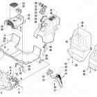 Prowler XTZ Console and floor panel assembly