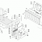 Prowler XTX Cargo box and tailgate assembly