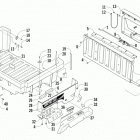 Prowler XTX Cargo box and tailgate assembly