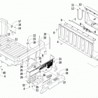 Prowler XTZ Cargo box and tailgate assembly