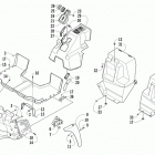 Prowler XT Console and floor panel assembly