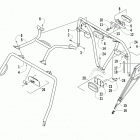 Prowler XTZ Rops and taillight assembly