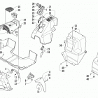 Prowler XTX Console and floor panel assembly