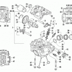 Prowler XTX Головка цилиндра и распред.вал