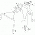 Prowler XT Canopy and taillight assembly