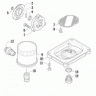 Prowler XTX Oil filter  /  pump assembly