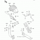 Mule 3010 4X4 (KAF620-E7F) Педаль и рычаг тормоза