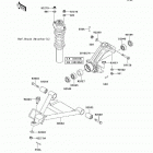 Mule 3010 Diesel 4X4 (KAF950-D8F) Передняя подвеска