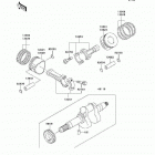 Mule 3010 4X4 (KAF620-E7F) Коленвал и поршни