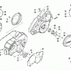 Prowler XTX Clutch  /  v-belt  /  magneto cover assembly