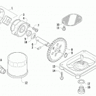 Prowler XTZ Oil filter  /  pump assembly