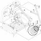 Prowler XTZ Baja Roll support and spare tire assembly