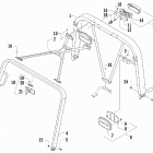 Prowler XTZ Canopy and taillight assembly
