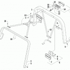 Prowler XTX Canopy and taillight assembly (m4 camo)