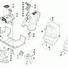 Prowler XTZ Console and floor panel assembly
