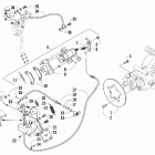 Prowler XTX Rear and parking brake assembly