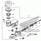 MUV700 Главный тормозной цилиндр -передний