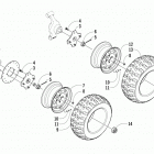 Prowler XT Wheel and tire assembly (m4 camo)