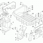 Prowler XT Rear body panel and cargo box assembly
