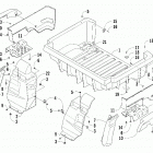Prowler XT Rear body panel and cargo box assembly