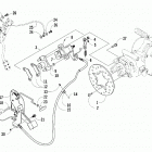 Prowler XT Rear and parking brake assembly