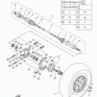 VIKING YXM700PSEB Заднее колесо