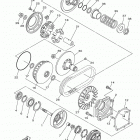 VIKING YXM700PSEB Сцепление