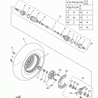 VIKING 700 EPS HUNTER YXM700PHEH Переднее колесо 2