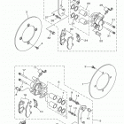VIKING YXM700PSEB Задний суппорт