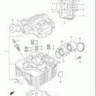 LT F250 OZARK Головка цилиндра