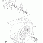 LT F250 OZARK Front wheel (model k4 / k5 / k6)