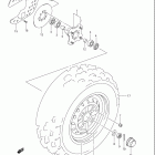LT F250 OZARK Front wheel (model k2 / k3)