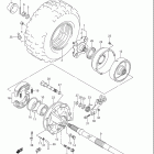 LT F250 OZARK Right rear wheel (model k4 / k5 / k6)