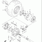 LT F250 OZARK Right rear wheel (model k2 / k3)