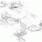 Maverick MAX 1000, STD, XRS, XRS-DPS 09- cab interior bottom pan