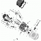 Maverick 1000, STD, XRS, XRS-DPS Головка цилиндров