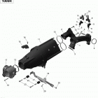 Maverick 1000, STD, XRS, XRS-DPS Коллектор воздухозаборника и корпус дросселя