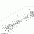 Maverick 1000, STD, XRS, XRS-DPS 07- drive system, front (differential)