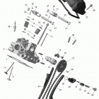 Commander 800 STD, DPS, XT Головка цилиндров задняя часть