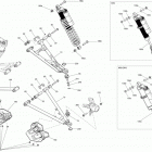 Maverick MAX 1000, STD, XRS, XRS-DPS Передняя подвеска