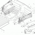 Commander STD, DPS, XT, 800R EFI Задний ящик для поклажи