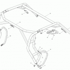 Commander STD, DPS, XT, 800R EFI 09- frame safety cage