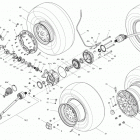 Commander STD, DPS, XT, 800R EFI Привод задний